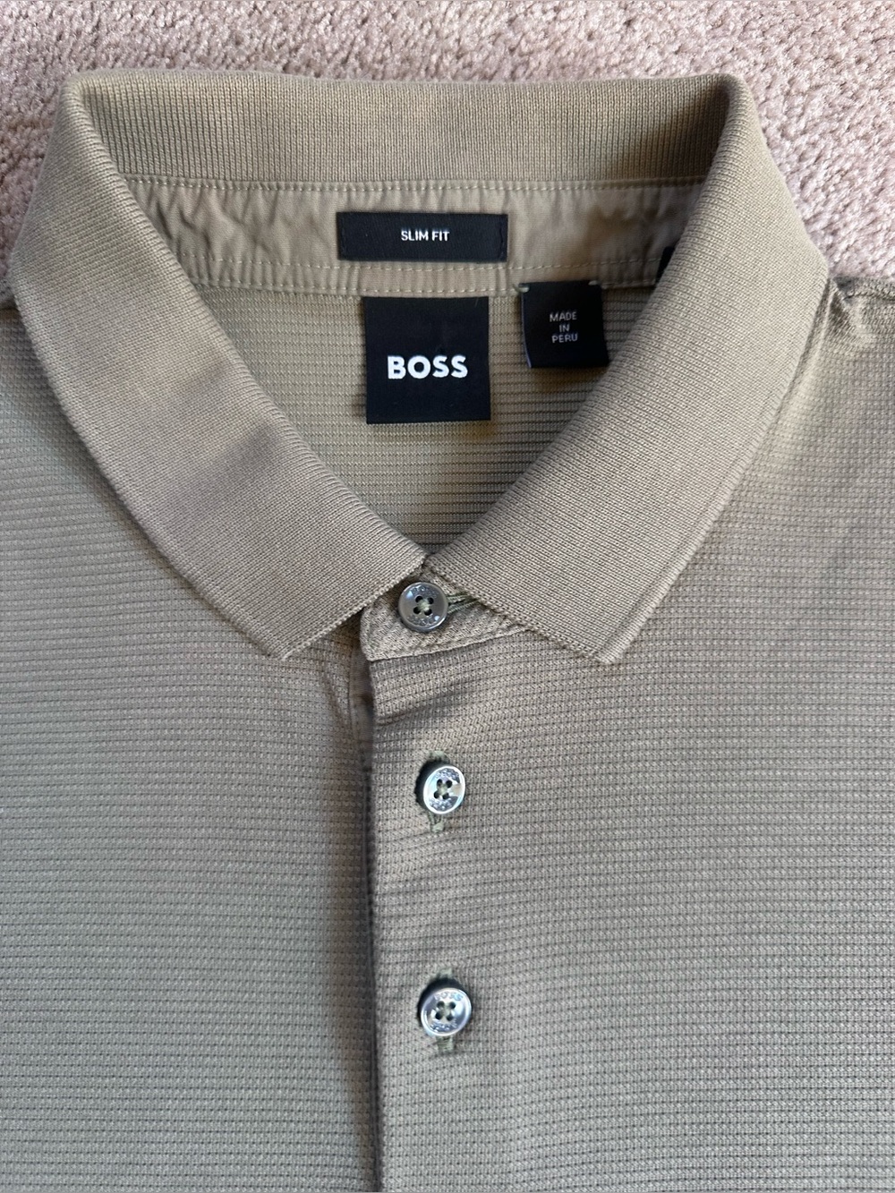 BOSS Slim-Fit Polo Shirt Men’s Size Large